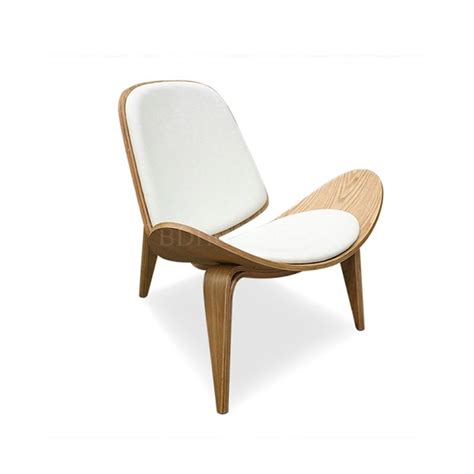 休闲椅 弯曲木夹板+浅胡桃木贴面+头层牛皮 W900*D790*H750mm | Furniture, Chair, Home decor