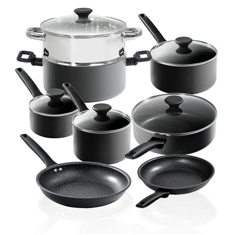 Granitestone Pro Premier Pots and Pans Set Nonstick, 13 Pc Hard ...