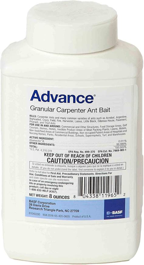 Amazon.com : BASF Advance Carpenter Ant Bait Granules, Ready to Use ...