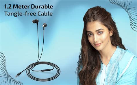 PTron Pride Evo HBE (High Bass Earphones) in-Ear Wired Headphones with ...