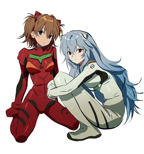 souryuu asuka langley and ayanami rei (neon genesis evangelion and 2 ...