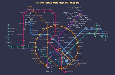 Singapore Mrt Map 2024 - SG line maps in all languages