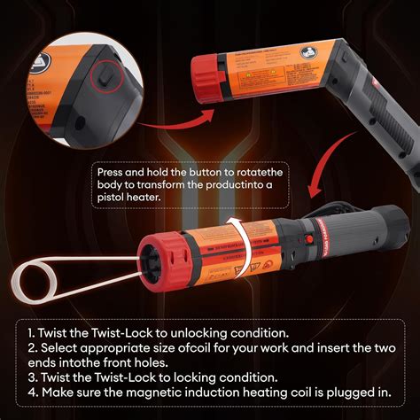 TBANVOO Flameless Heat Induction Tool, 1100W Magnetic India | Ubuy