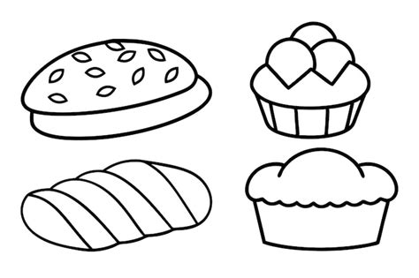 Bakery clipart black white Images - Free Download on Freepik