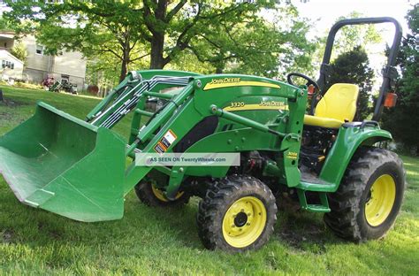 2010 John Deere 3320 4wd Diesel Compact Tractor 39 Hrs. W/300x Front ...