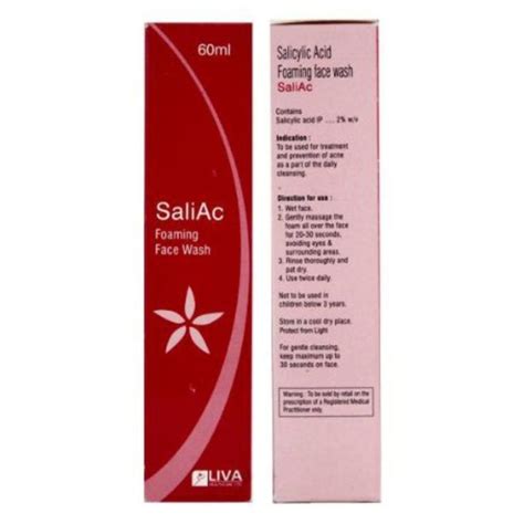 Buy Saliac Face Wash 60 ml | 19 Minutes Delivery | Apollo Pharmacy
