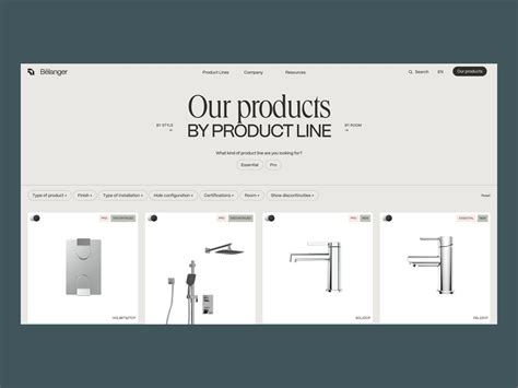 Product catalog - Awwwards