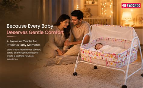 Buy Storio Cool Cradle for New Born Baby | Baby Jhula, Palna & Swing ...