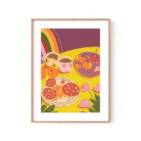 Buy Yellow table Wall Art Online at Best Price – Dessine Art