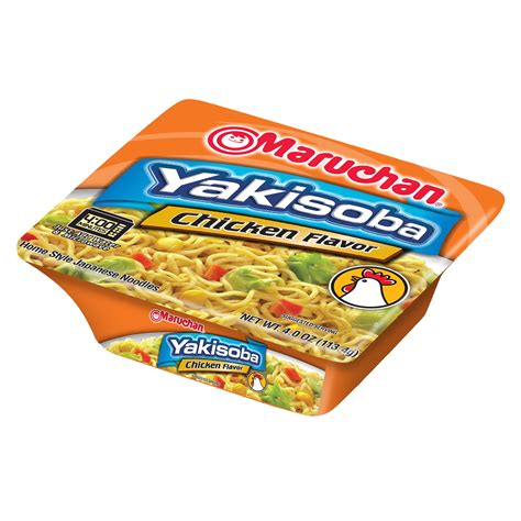 Maruchan Yakisoba Chicken Flavor Instant Ramen, 4 oz. Ready to Cook ...