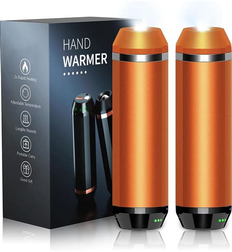 Hand Warmers Rechargeable, Magnetic 2pack 5000mAh Battery Operated ...