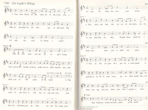 On Eagle's Wings (Hymn) | Eagle wings, Eagles wings, Wing music