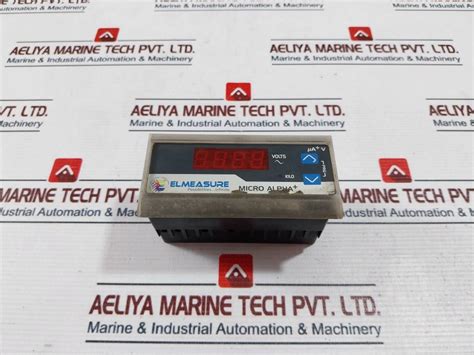 Elmeasure Micro Alpha+ Electric Digital Panel Meter 80-300Vac – Aeliya ...