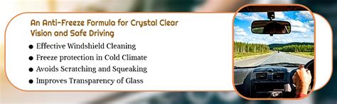 MAX Windshield Washer Fluid Concentrate (500 ML) Anti-Freeze Formula ...