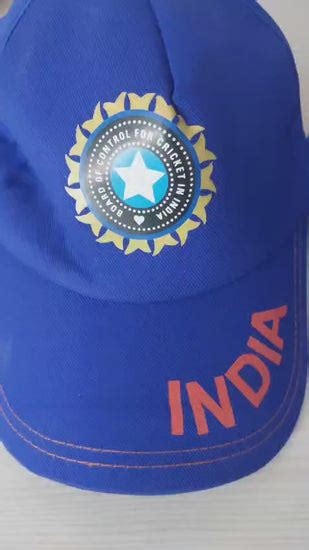 Men's and Women's India Cricket Cap | Unisex Cricket Cap (Colour And ...