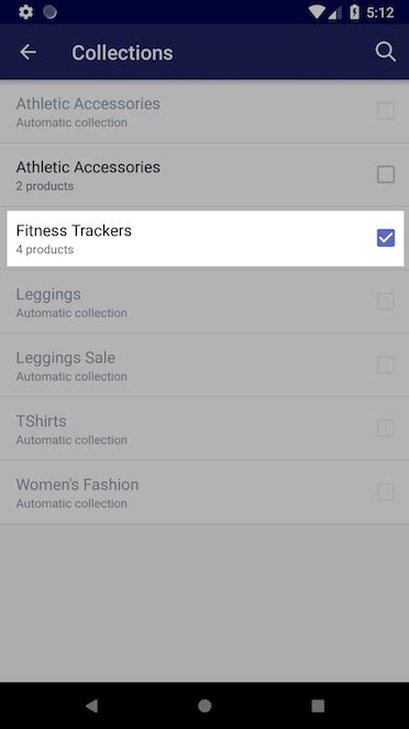 Image result for Collection Navigation Mobile Shopify
