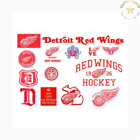 Detroit Red Wings Logo Svg, Sport Svg, Sport Logo Team Svg, | Inspire ...