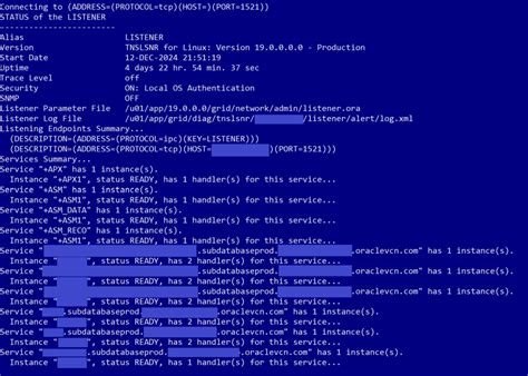 Image result for Monitor Oracle Listener