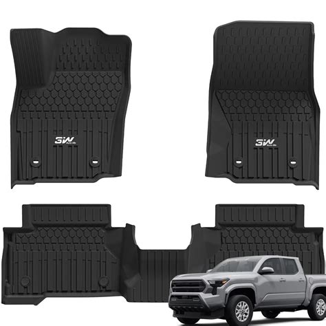 3W Custom Floor Mats Fit Toyota Tacoma Hybrid 2024-2026 Thorex™ All ...