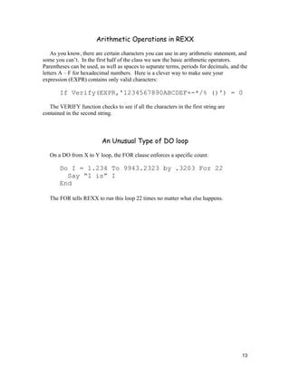 Image result for Rexx Programming Tutorial