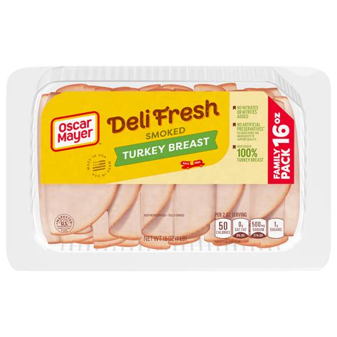 Smoked Turkey Breast Sliced Lunch Meat