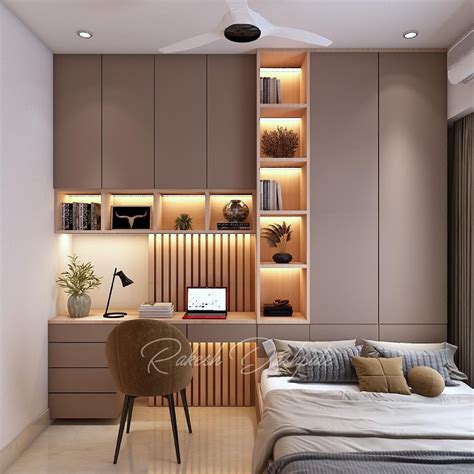 Modern Bedroom Design | Home study rooms, Bedroom design, Study room design