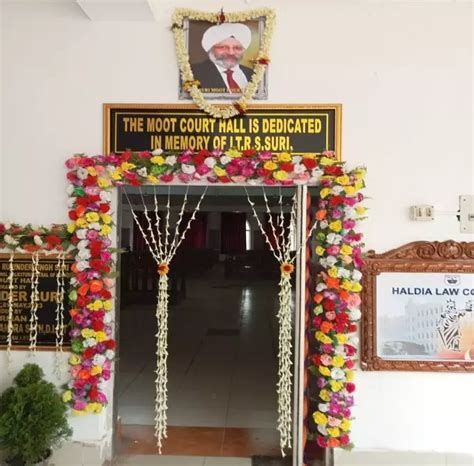 Haldia Law College, Memorial Moot Court Hall, Late Rupinder Singh Suri