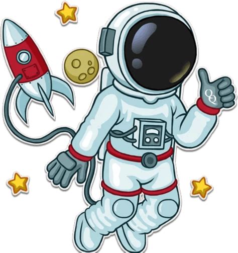 #astronaut #space - Cartoon Clipart - Full Size Clipart (#5340173 ...