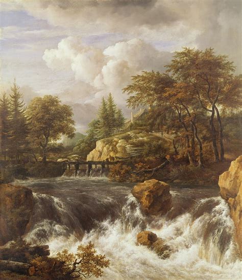 A Waterfall in a Rocky Landscape, c.1660-70