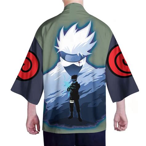 Buy Weeboo World Kakashi Japanese Style Cloak | Naruto Anime Cosplay ...