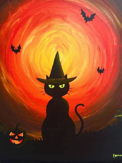 Easy Halloween Canvas Painting Ideas For Kids 2025 Science Projects ...