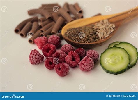 PCOS foods stock image. Image of buckwheat, hormone - 161256519