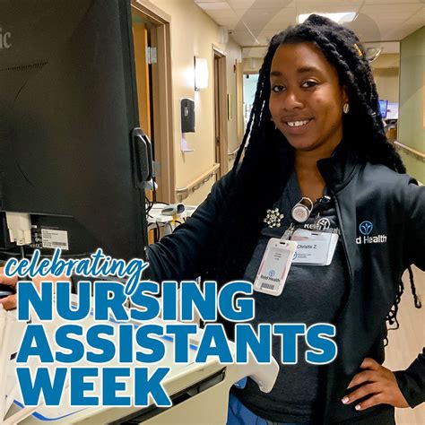 Reid Health is celebrating Nursing Assistants Week. Nursing assistants ...