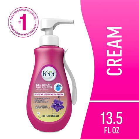 Veet Hair Removal Cream, Body Hair Remover For Women, Sensitive Skin ...