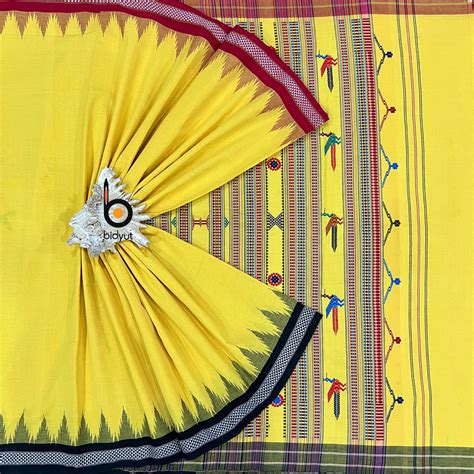 Pure Handwoven Ganjam Bomkai Saree – Bidyut Fashion