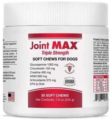 The Healthy Tails Joint Max Triple Strength Soft Chews Dogs ...