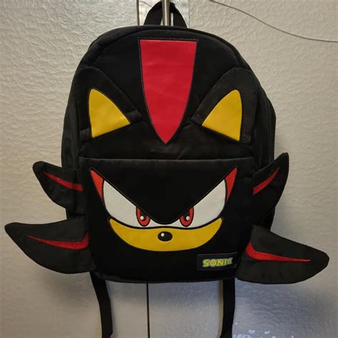 Sonic Shadow the Hedgehog Backpack Great condition... | Depop