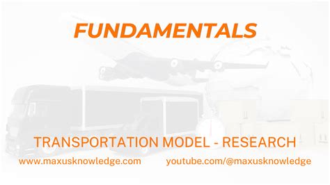 Image result for Transportation Model Example