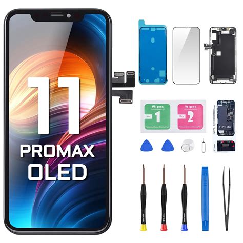 DGSCSMY [OLED] for iPhone 11 PRO MAX Screen Replacement with Front ...