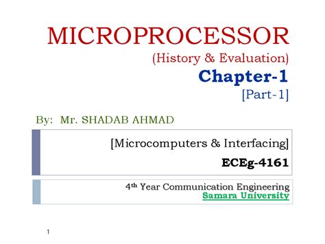 Micro Processor RG - SYLLABUS MICROPROCESSOR Class Work : 25 Marks Exam ...