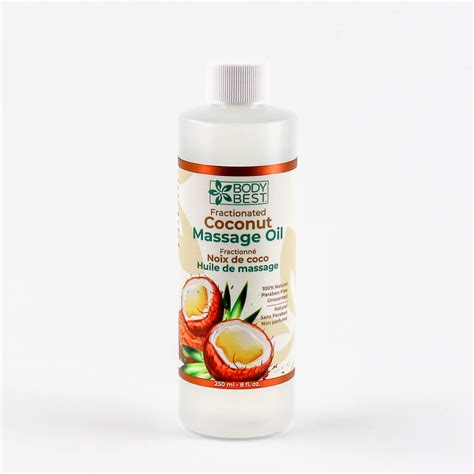 BodyBest Fractionated Coconut Massage Oil | Lightweight & Non-Greasy