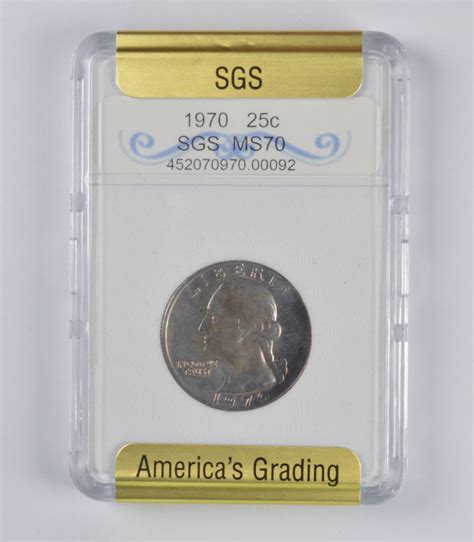 MS70 1970 Washington Quarter - Slabbed | Property Room