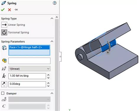 Image result for Spring On SolidWorks Motion Simulation