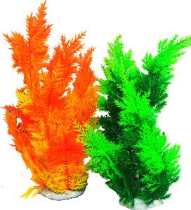 Foodies Puppies plastic Plant for Aquarium Aquarium Plant Anchor Price ...