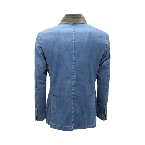 2598AT giacca doppiopetto uomo MARTIN ZELO man denim jacket