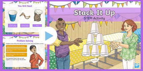 Stack It Up STEM PowerPoint (teacher made) - Twinkl
