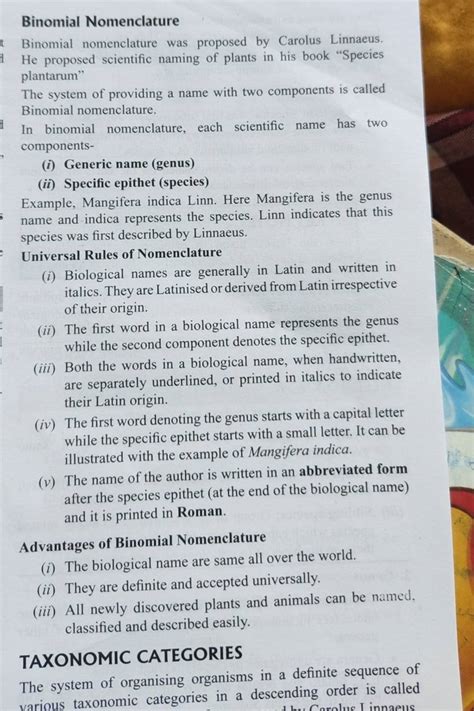 Binomial Nomenclature Binomial nomenclature was proposed by Carolus Linna..