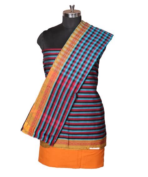 Multi-color handloom narayanpet suit – TGSCO Handlooms