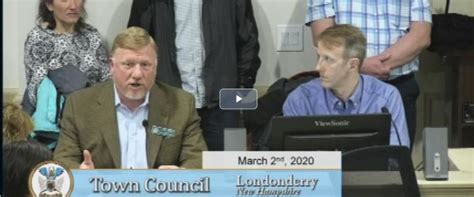 Recording – Londonderry Town Council Meeting/PFAS and Drinking Water ...