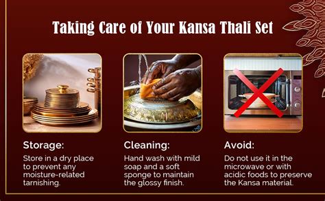 Pure Kansa Dinner Set 6 Pcs 13 Inch | Bronze Dinner Thali Set | KANSA ...